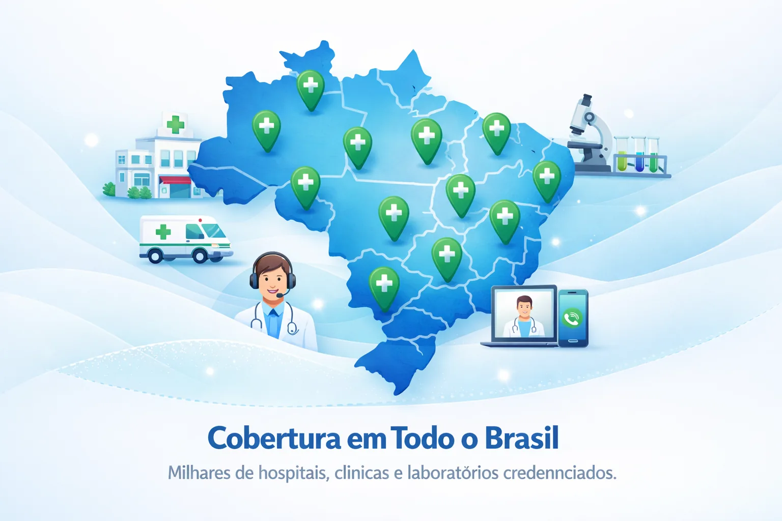 Cobertura nacional Bradesco